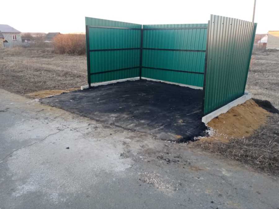 В селах Рузаевского района обустроили мусорные площадки для 112 контейнеров