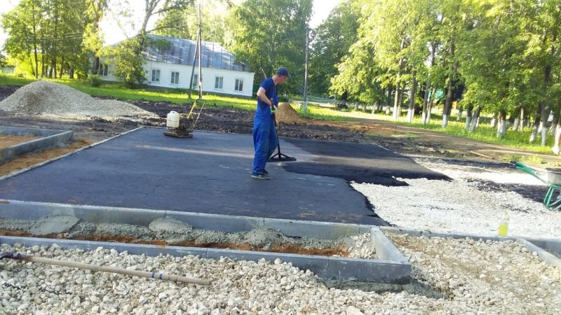 Строительство детской игровой площадки в п. Совхоз «Красное сельцо»