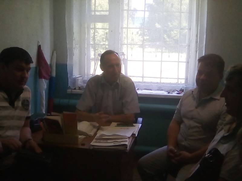 7 августа в 14-00 состоялся прием граждан по личным вопросам депутатами Совета депутатов Рузаевского муниципального района, Верхнеурледимского сельского поселения Старцевым М.А. и Рахмуковым Р.Р.