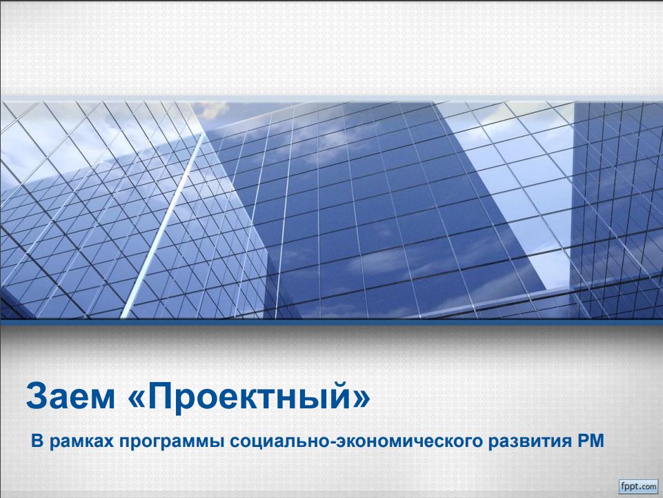 Заем «Проектный»