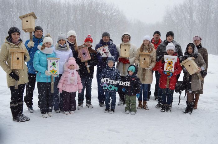 ГОРОДСКОЙ ПАРК ПОПОЛНИЛСЯ "ПТИЧЬИМИ ДОМАМИ"