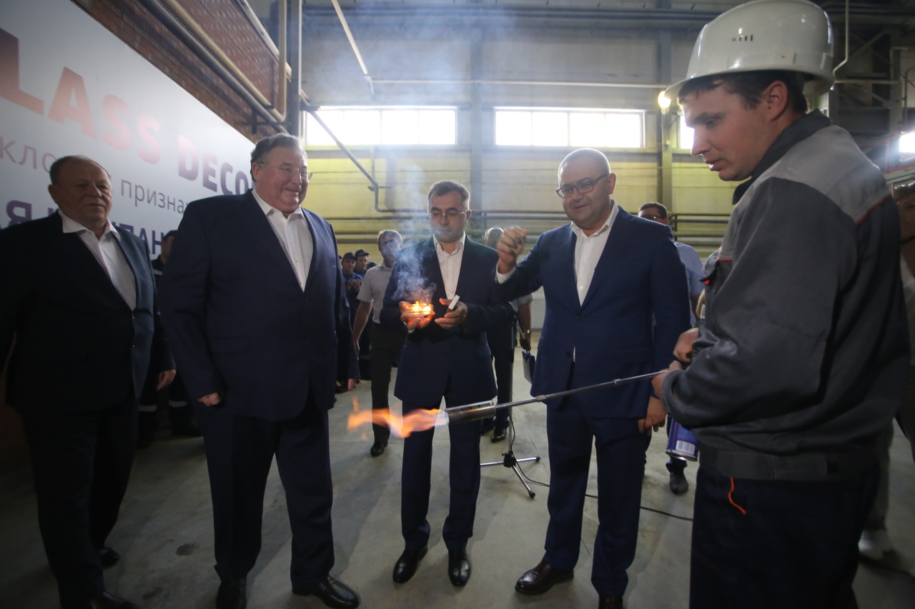 В Рузаевке возобновил работу стекольный завод