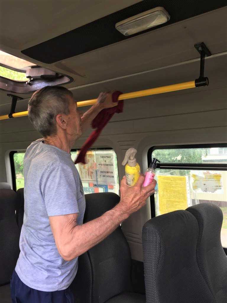 АКТИВИЗИРОВАЛАСЬ РАБОТА ПО ДЕЗИНФЕКЦИИ ТРАНСПОРТА