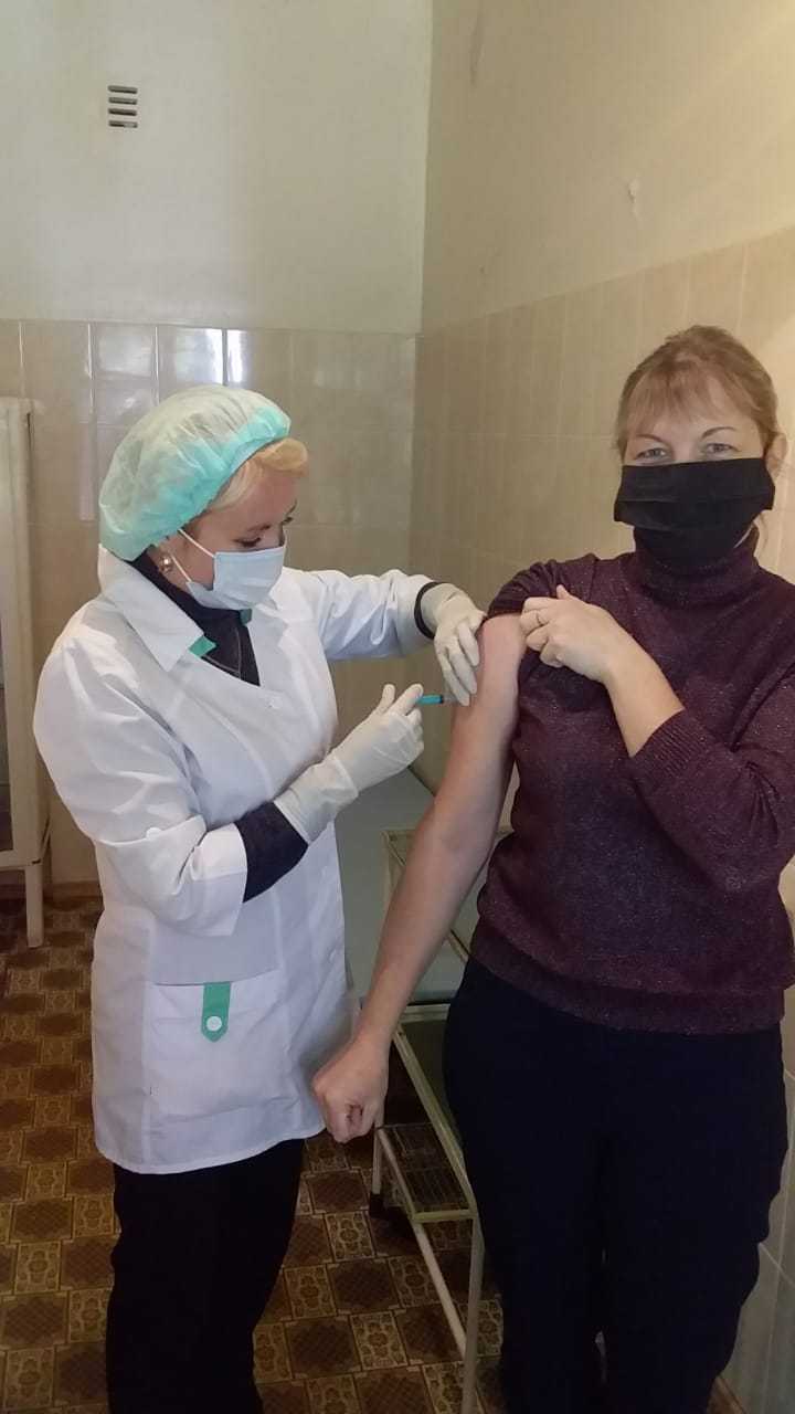 Работники администрации Красносельцовского сельского поселения привились от гриппа