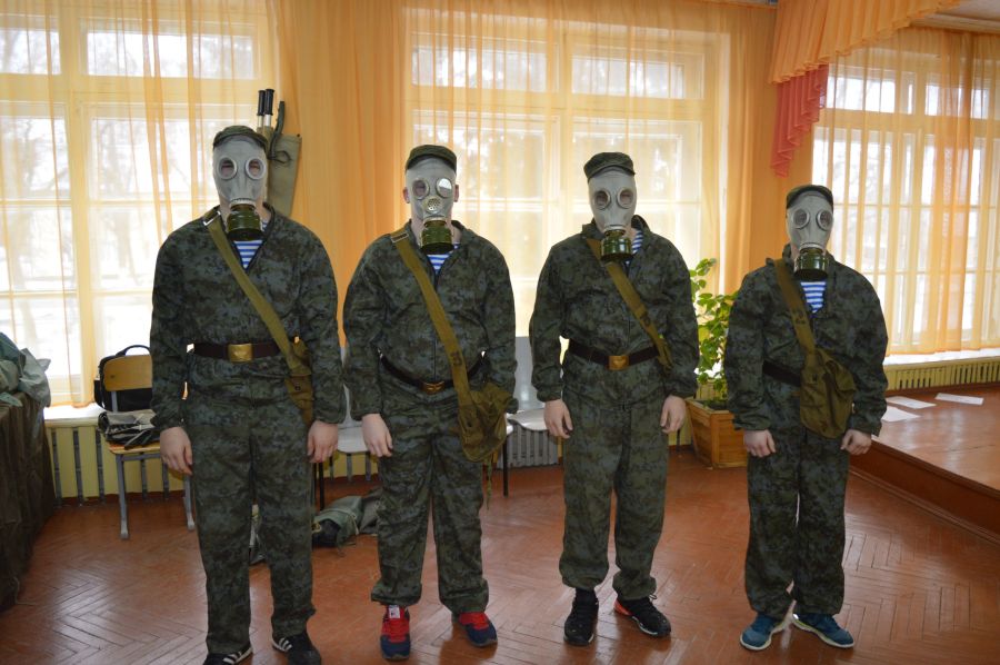 Соревнования гражданско-патриотических отрядов по РХБЗ