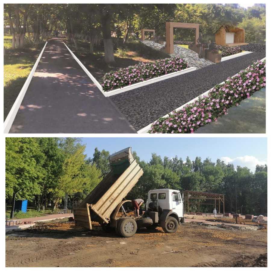 РАБОТЫ ПО ОБУСТРОЙСТВУ АЛЛЕИ МАШИНОСТРОИТЕЛЕЙ ДОЛЖНЫ БЫТЬ ЗАВЕРШЕНЫ 31 ИЮЛЯ