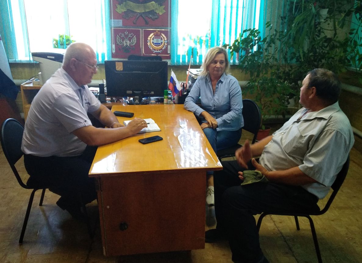 СОСТОЯЛСЯ ВЫЕЗДНОЙ ПРИЕМ ЖИТЕЛЕЙ В ШИШКЕЕВО